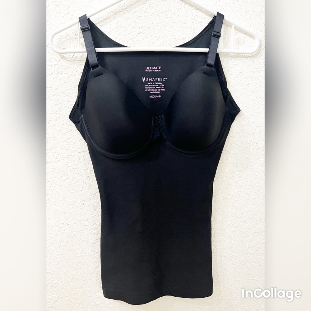 Shapeez Ultimate Shapewear Camisole Bra - M - B